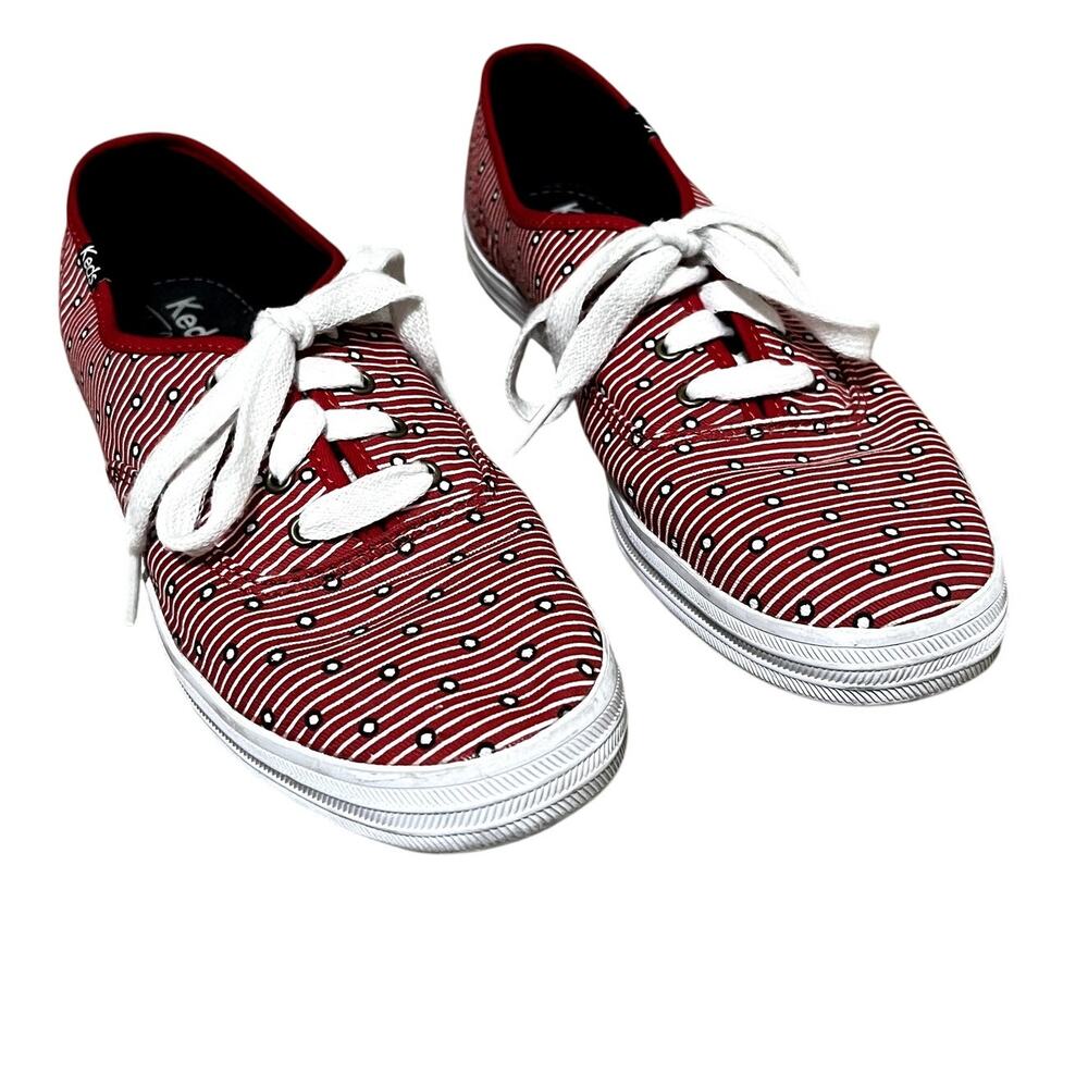 Keds X Taylor Swift Limited Edition Red & White Polka Dot Champion Sneakers